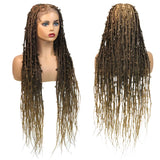 36" Butterfly Box Braids Wig | 360 Lace Frontal | Ombre & Color Options | Baby Hair | Clearance