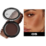 Woman makeup 6-Color Matte Bronze Powder Velvety Smooth Natural Setting Powder Makeup