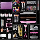 Nail Kit Set Acrylic Powder Monomer Acrylic Liquid For Nail Extension Professional Gel Manicure Set False Nails Art Tools Set *&
