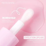 Glitter Plumping Lip Gloss Jelly Strawberry Moisturizer Fruit Lip Oil Transparent Fullness Lip Tint Gel Soft Tube Makeup LipCare