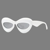 Plush women Cat Eye Sunglasses