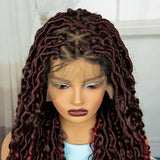 36" Long Braided Wig | Full Lace | Baby Hair | Daily Wear