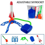 Kid Air Rocket Foot Pump Launcher Outdoor Air Pressed Pedal Soaring Rocket Toys Child Play Set Jump Sport Game Toys For Children