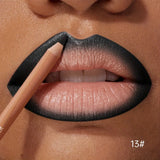 1pc Matte Lipstick & Liner Pen, Waterproof, Long-Lasting, Non-Stick, Berry Shades for All Skin Types, Makeup Pencils for Women