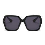 Fashion Square Frame Sunglasses for Women Luxury UV Protection Large Frame All-Match DS-8052-1