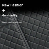 New Car Anti Kicks Pad With Organizer Pocket Leather Universal Seat Back PU Leather Protector Cover Backseat Child Kick Mats