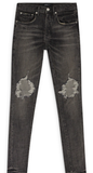 PURPLE Jeans Distressed Ripped Washed