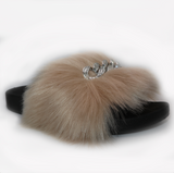 Michaela V Pupa Slippers — Tan