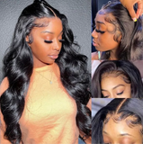 180% Density HD Lace Front Body Wave Wig | Pre-Plucked | Brazilian Remy Hair | Glueless
