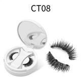 Professional Design Lash Glue Free Magnetic False Eyelashes with Anchor No Glue No Liner Reusable Magnetic Eyelashes