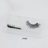 Fake Mink Eye Lash with Custom Eyelash Box 3D  Fluffy Mink Eyelash Full Strip Eye Lashes with applicator