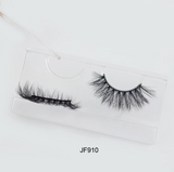 Fake Mink Eye Lash with Custom Eyelash Box 3D  Fluffy Mink Eyelash Full Strip Eye Lashes with applicator