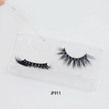 Fake Mink Eye Lash with Custom Eyelash Box 3D  Fluffy Mink Eyelash Full Strip Eye Lashes with applicator