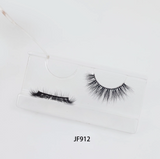 Fake Mink Eye Lash with Custom Eyelash Box 3D  Fluffy Mink Eyelash Full Strip Eye Lashes with applicator