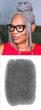Rebecca Afro Kinky Bulk Human Hair for Braiding | Remy Virgin Brazilian Extensions (Multi-Color)