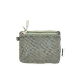 Travel Makeup Storage Bags | New Mesh Coin Purse & Simple Portable Mini Bag (Multi-purpose Square Bag Double-layer Zipper Card Holder)