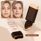 TVLV eraser foundation make-up stick 20g,with brush to brighten skin liquid foundation,non-marking,long-lasting makeup concealer