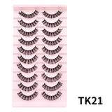 Russian Strip Lashes Makeup Lashes 25mm 3D Mink Volume Fluffy Natural False Eyelashes Thick Dramatic Mink Eyelashes Wholesale