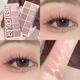 HISYI Star Rejuvenation Ten-Color Eye Shadow Pearl Matte Pink Pure Desire Powder Brown Plate Gentle Daily Cheap Makeup