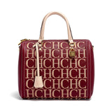 Women's Embroidered Letter Baguette Handbag | PU Leather Shoulder Bag