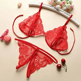 Women's Sexy Lace-Up Lingerie Set