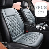 2pcs Winter Heated Car Seat Cover 12V Heating Warmer Car Seat Cushion Auto Universal Protector Cloak Cover Pads Set New Amagi