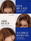 P4/27 Highlight Body Wave 40 Inch Long-length & 200% High Density Human Hair Wigs HD Transparent Skin-melt Swiss Lace Frontal Wig