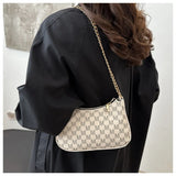 Women's Vintage Style Square Handbag Shoulder 23x6.5x14.5cm