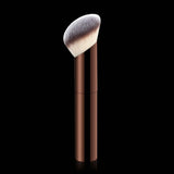 7pcs Professional Makeup Brush Set, Includes: 4pcs Dual-Ended Face Brushes, 1pc Angled Brush, 1pc Short Handle Foundation Brush,
