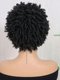 Short Afro Faux Dreads Wig | Synthetic Braided Wig for Men and Women