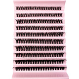 Faux Mink Eyelashes 540Cluster C Curled 9-16mm Mixed Natural Eyelash Extension 3D Russian Strip Personal Eyelash Makeup Tool