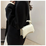 Fashionable Women's Shoulder Bag | Pure Color Trendy Crossbody Bag & Simple Casual Diagonal Bag (Small Square Bags for Autumn & All Seasons)