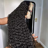 13x4 13x6 HD Transparent Lace Deep Wave Frontal Wig 40 Inch Jerrly Curly Lace Front HumanHair Wig For Deep Curly Water Wave Wig
