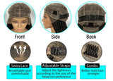 KIMA Short Box Braids Wig with Bantu Tips | Full Lace Crochet Twists