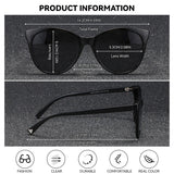 BARCUR Women’s Transparent Fashionable Cat Eye Sunglasses – Polarized UV400 Gradient Lenses for Summer Travel Party & Vacation – Comfortable Durable Best Gift Idea