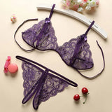 Women's Sexy Lace-Up Lingerie Set