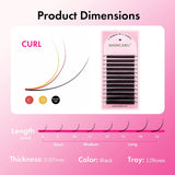MASSCAKU U-shaped 3D 4D 5D Eyelash Extensions C D Curl U Shaped W Bloom Premade Fans Volume Lashes Natural Mink False Eyelashes