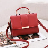 Women's Fashion PU Leather Shoulder Bag | Small Flap Crossbody Handbags & Top Handle Messenger Bags (High-Quality Luxury Ladies Hand Bag)