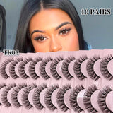 Russian Strip Lashes Makeup Lashes 25mm 3D Mink Volume Fluffy Natural False Eyelashes Thick Dramatic Mink Eyelashes Wholesale