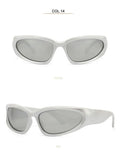 Unique Y2K Designer Luxury Sunglasses Women Rectangle Big Frame Sun Glasses For Men Outdoor UV Protection Classic 2000S Black Sh