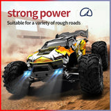 Rc Car Off Road 4x4 High Speed 70KM/H Remote Control Car with LED Headlight Brushless 4WD 1/16 Monster Truck Toys for Boys Gift