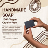 Purple Sea Moss Soap (Handmade, Vegan) With Wildcrafted Jamaican Purple Sea Moss