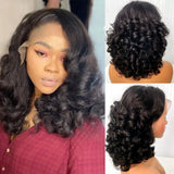 12A Raw Vietnamese Bouncy Wave Wig | 13x4 Lace Frontal | 250% Density