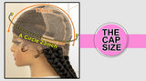 36" Extra Long Box Braided Full Lace Wig | Synthetic Braiding Wig | For Black Women | Lace Frontal Braids