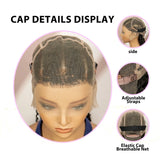 34" Cornrow Braided Wig | Full Lace | Baby Hair | Boho Braids | Kanekalon Synthetic