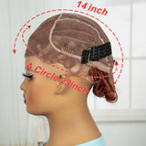 Ginger Orange Bantu Knotless Braids Wig | Full Lace | Baby Hair