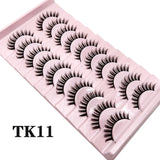 Russian Strip Lashes Makeup Lashes 25mm 3D Mink Volume Fluffy Natural False Eyelashes Thick Dramatic Mink Eyelashes Wholesale