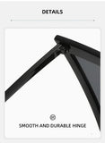 Oversized Triangle Punk Shiled Sunglasses Women Big Frame 2025 Luxury Brand Windproof Eyewear For Ladies UV400 Goggle Shades