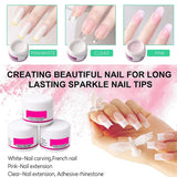 Acrylic Nail Kit Acrylic Powder With Acrylic Liquid For Gel Nails With UV Lamp For Gel Nails Set DIY Gifts For Women