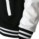 Women’s Oversize Solid Color Baseball Jacket